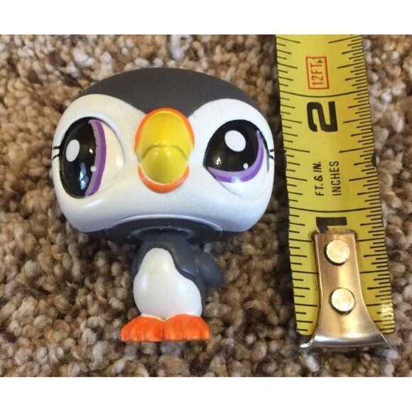 Littlest Pet Shop ~ Animals ~ LPS -Bird ~ Purple Eyes - Picture 1 of 3